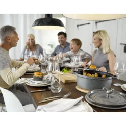 Staub Cocotte 27 cm, Ovale, , Fonte Gris graphite New