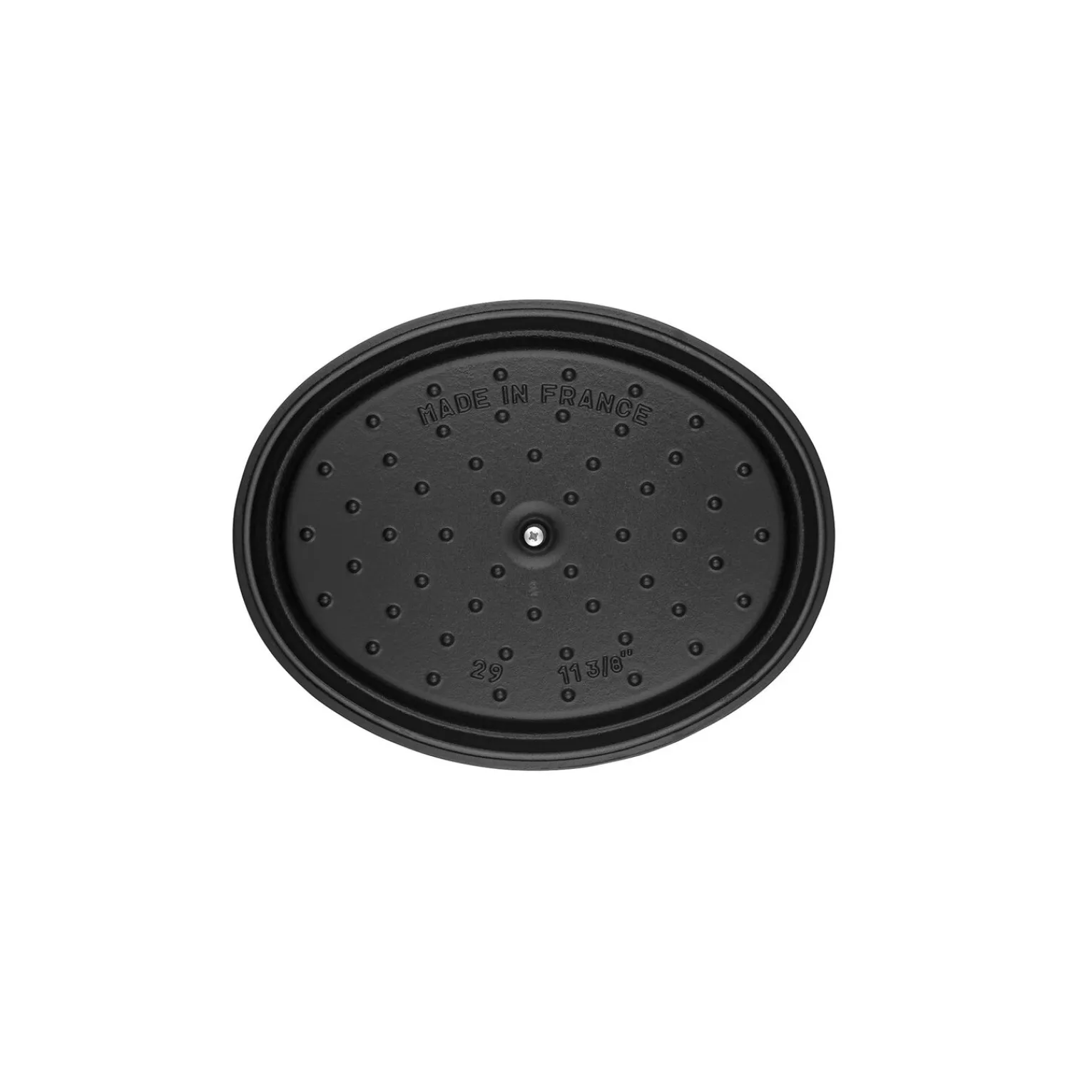 Staub Cocotte 17 cm, Ovale, , Fonte Noir mat