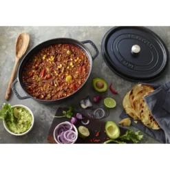 Staub Cocotte 17 cm, Ovale, , Fonte Noir mat