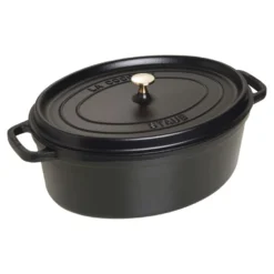 Staub Cocotte 37 cm, Ovale, , Fonte Noir mat Discount