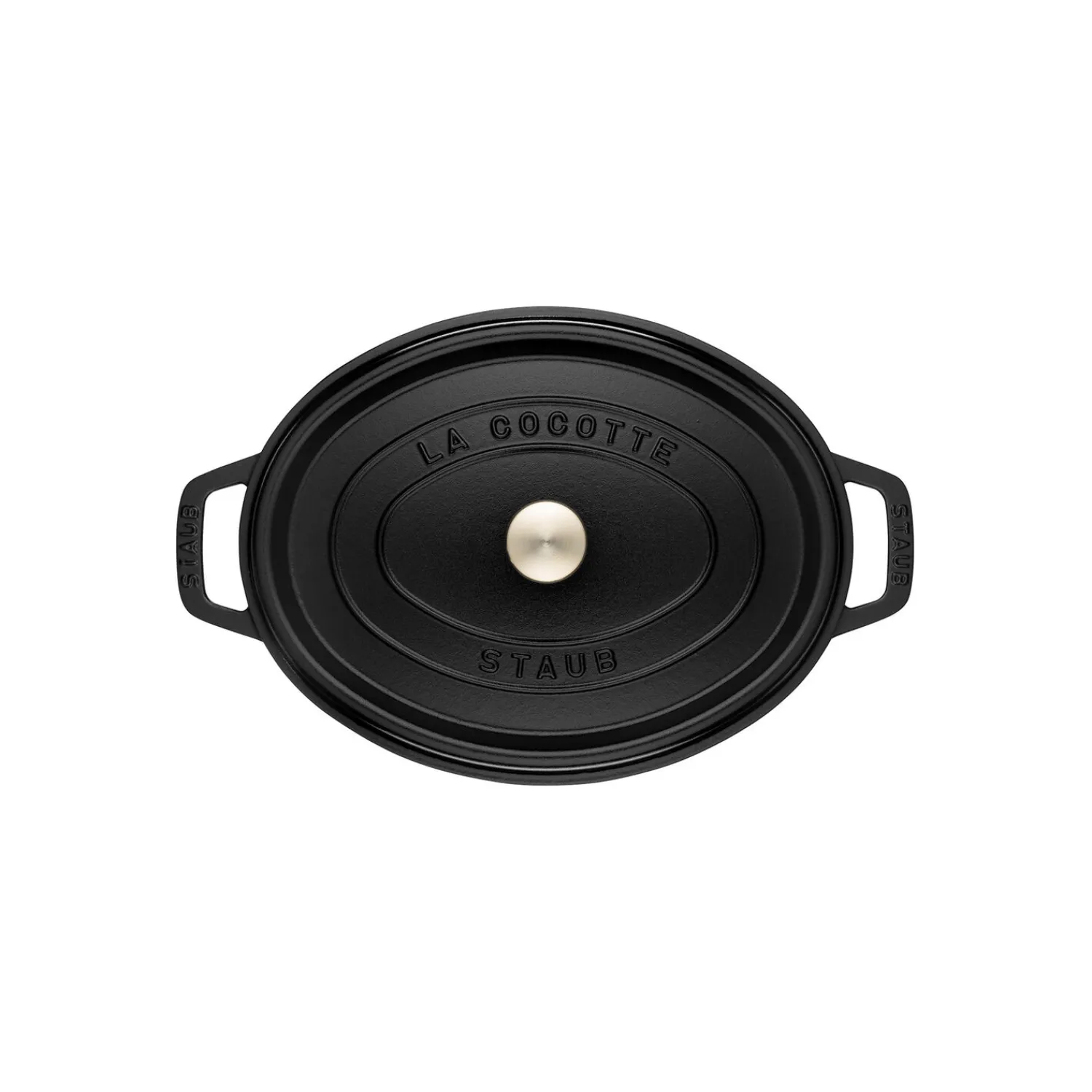 Staub Cocotte 33 cm, Ovale, , Fonte Noir mat Online