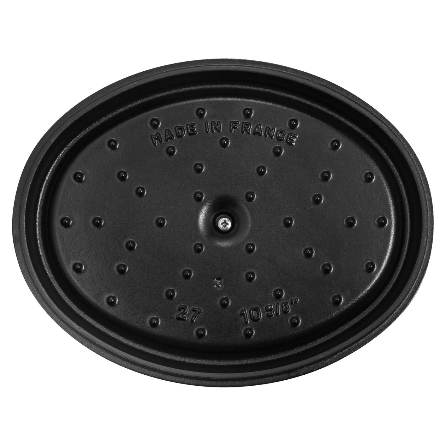 Staub Cocotte 27 cm, Ovale, , Fonte Truffe blanche Sale