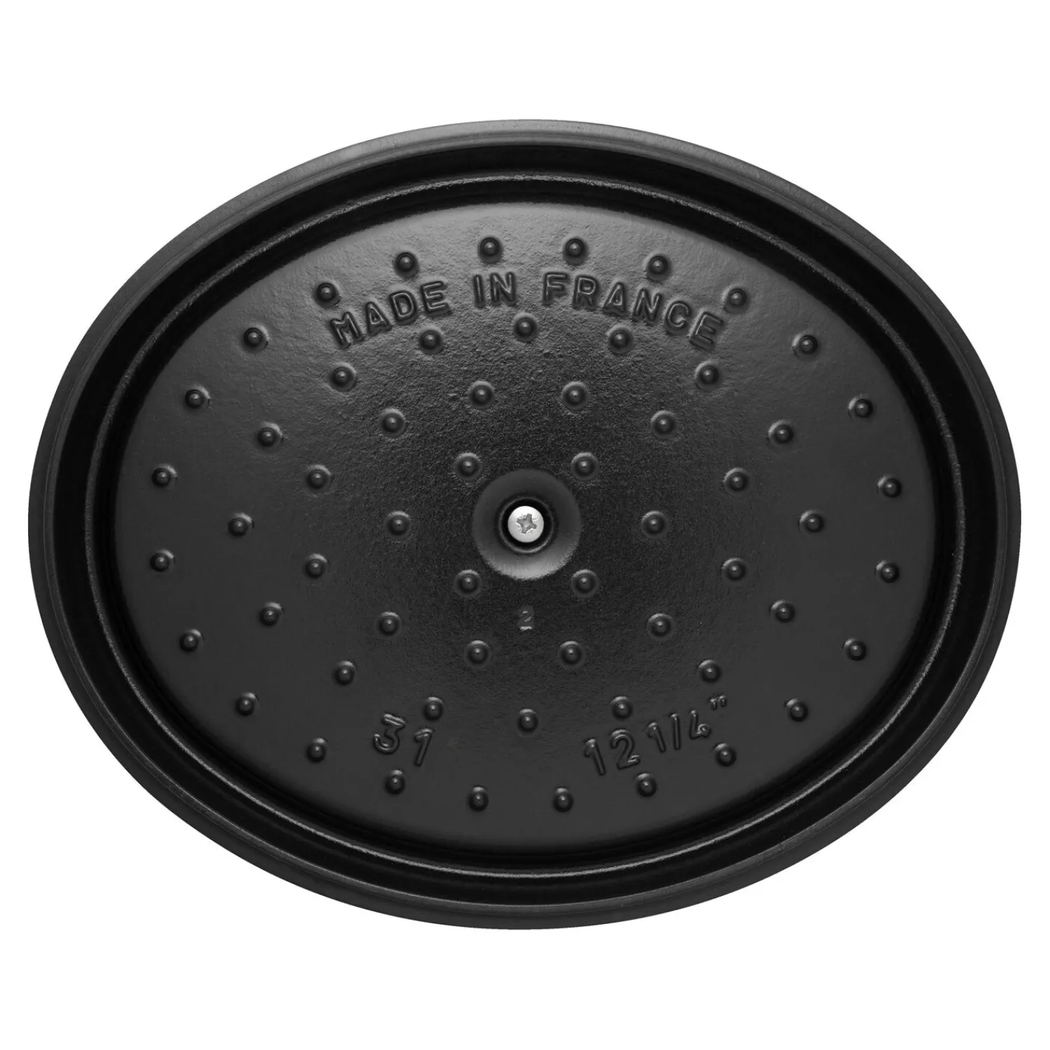 Staub Cocotte 31 cm, Ovale, , Fonte Truffe blanche Clearance