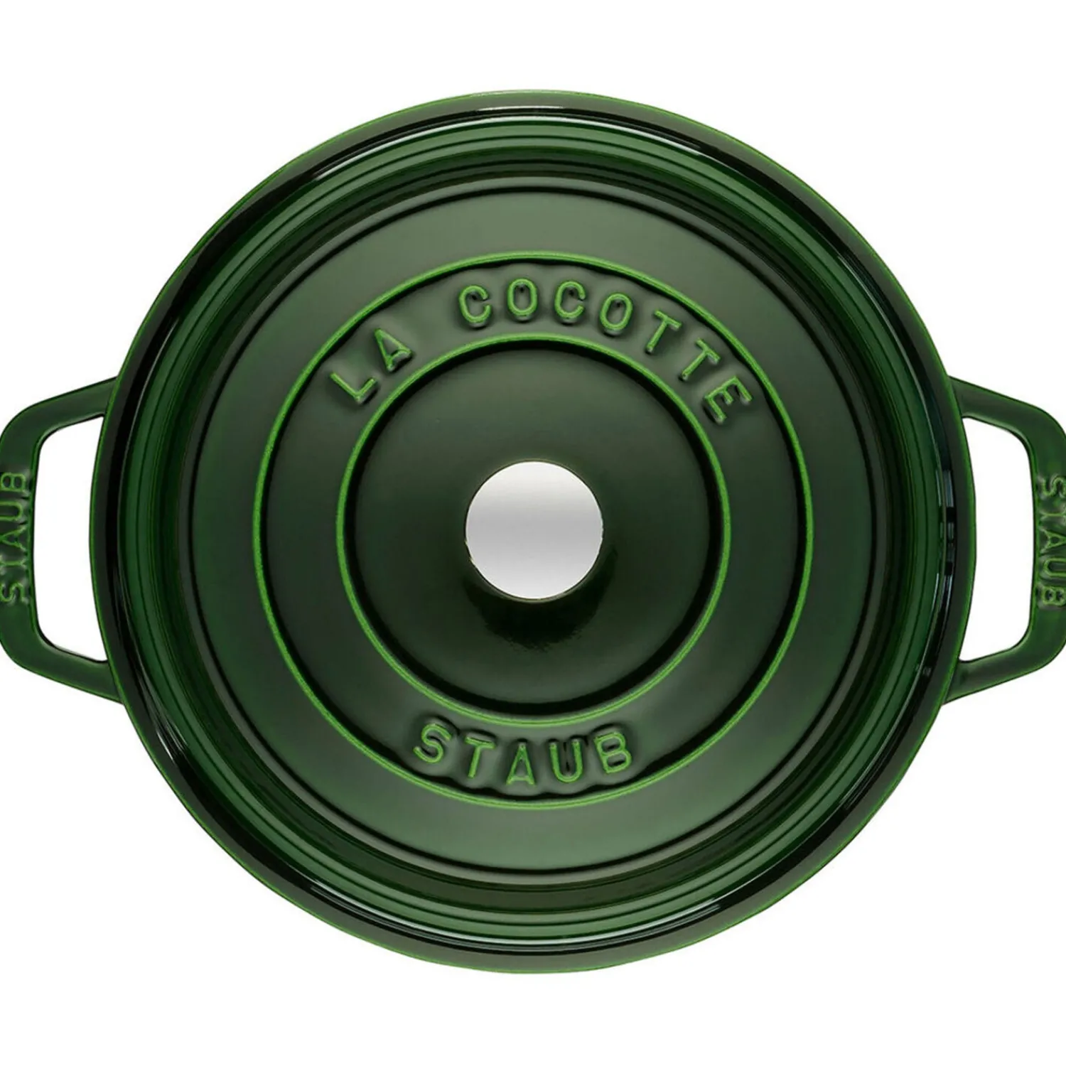 Staub Cocotte 22 cm, Rond(e), , Fonte Basilic Outlet
