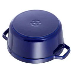 Staub Cocotte 30 cm, Rond(e), , Fonte Bleu intense Best