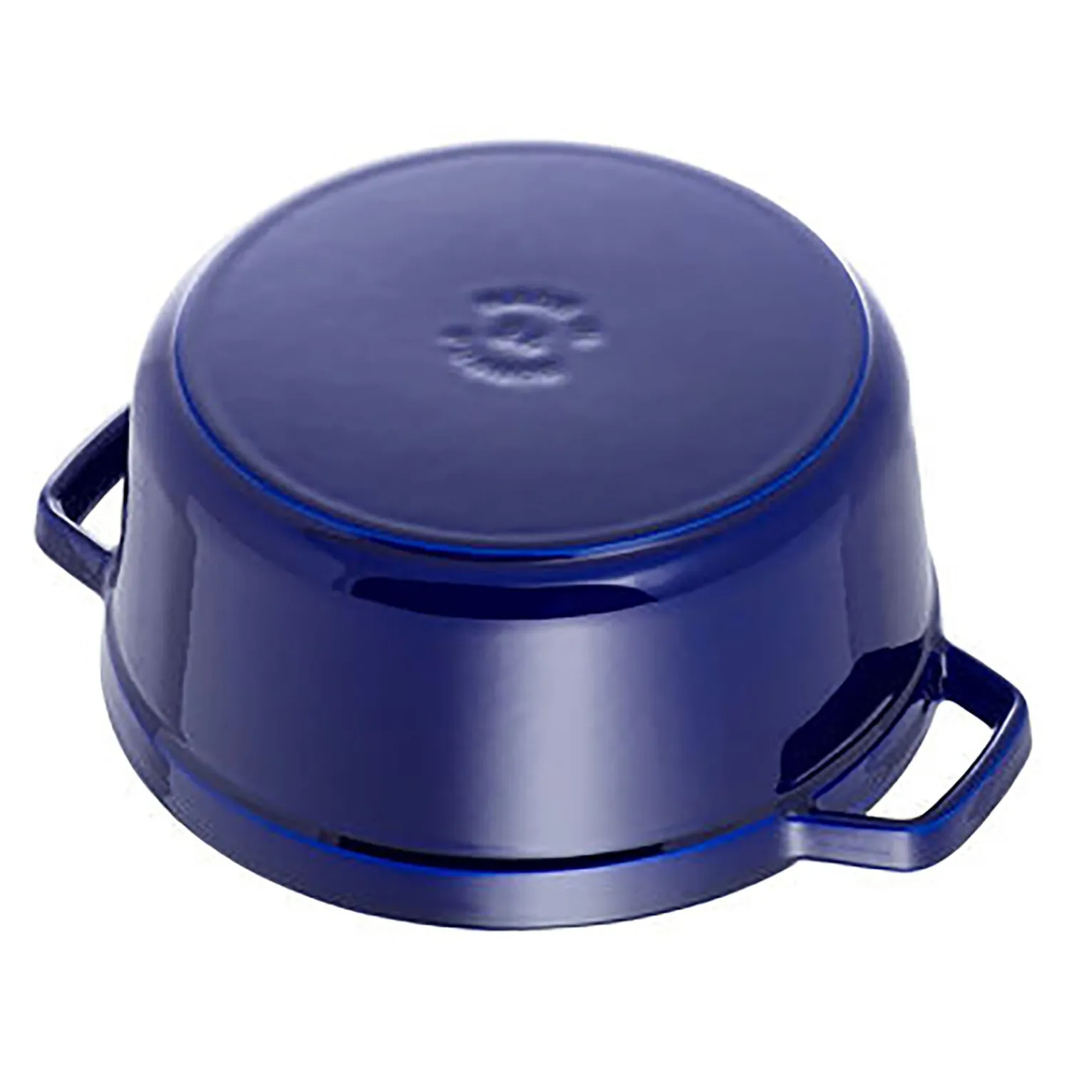 Staub Cocotte 24 cm, Rond(e), , Fonte Bleu intense Hot