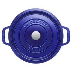 Staub Cocotte 20 cm, Rond(e), , Fonte Bleu intense Discount