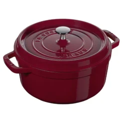 Staub Cocotte 28 cm, Rond(e), , Fonte Bordeaux Outlet