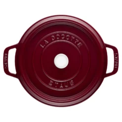 Staub Cocotte 28 cm, Rond(e), , Fonte Bordeaux Outlet