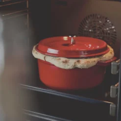 Staub Cocotte 28 cm, Rond(e), , Fonte Cerise Discount