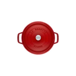 Staub Cocotte 18 cm, Rond(e), , Fonte Cerise Best