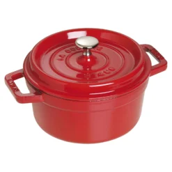 Staub Cocotte 20 cm, Rond(e), Cerise, Fonte Clearance