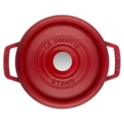 Staub Cocotte 20 cm, Rond(e), Cerise, Fonte Clearance
