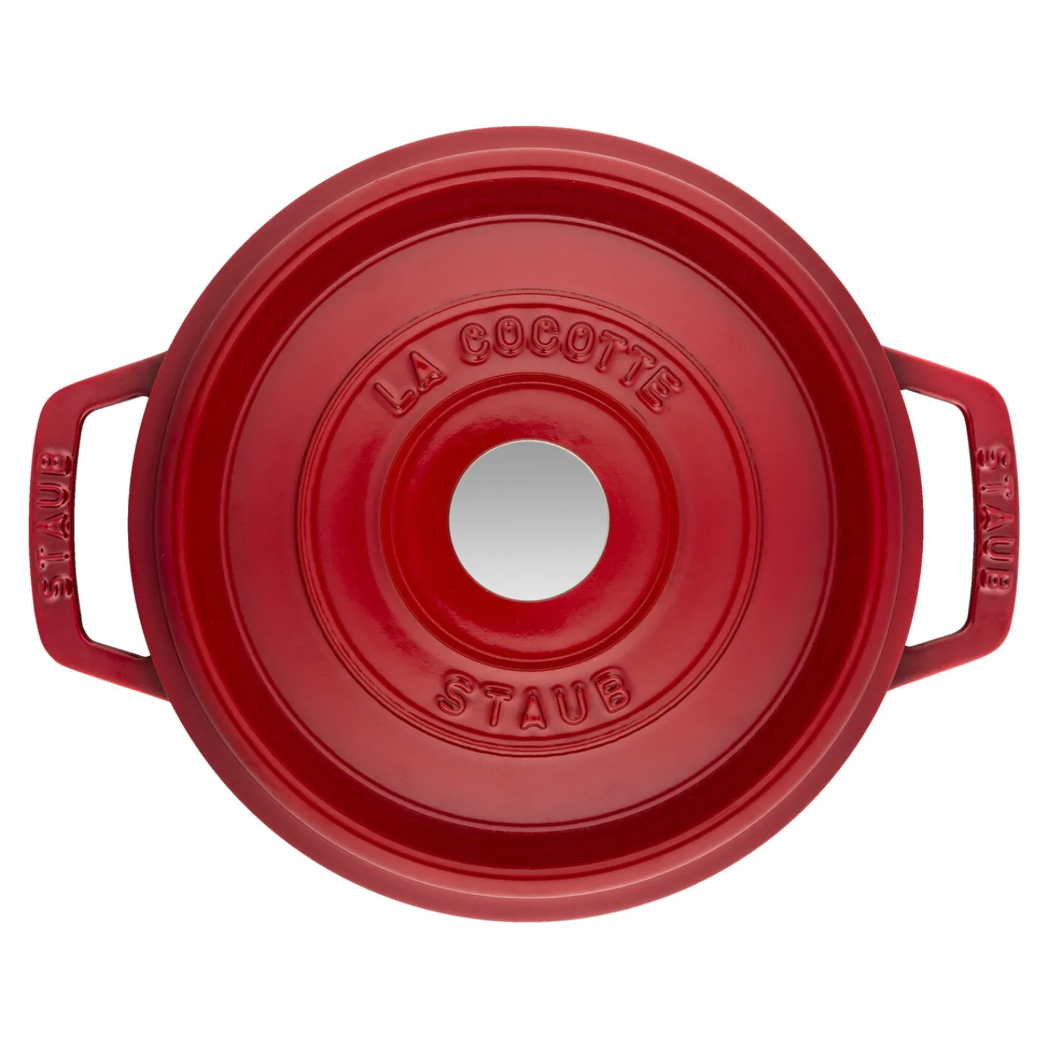 Staub Cocotte 20 cm, Rond(e), Cerise, Fonte Clearance