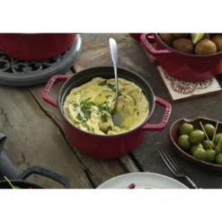 Staub Cocotte 20 cm, Rond(e), Cerise, Fonte Clearance