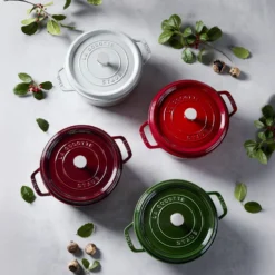 Staub Cocotte 24 cm, Rond(e), , Fonte Cerise Sale