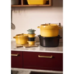 Staub Cocotte 28 cm, Rond(e), , Fonte Citron Hot