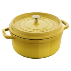 Staub Cocotte 24 cm, Rond(e), , Fonte Citron Outlet