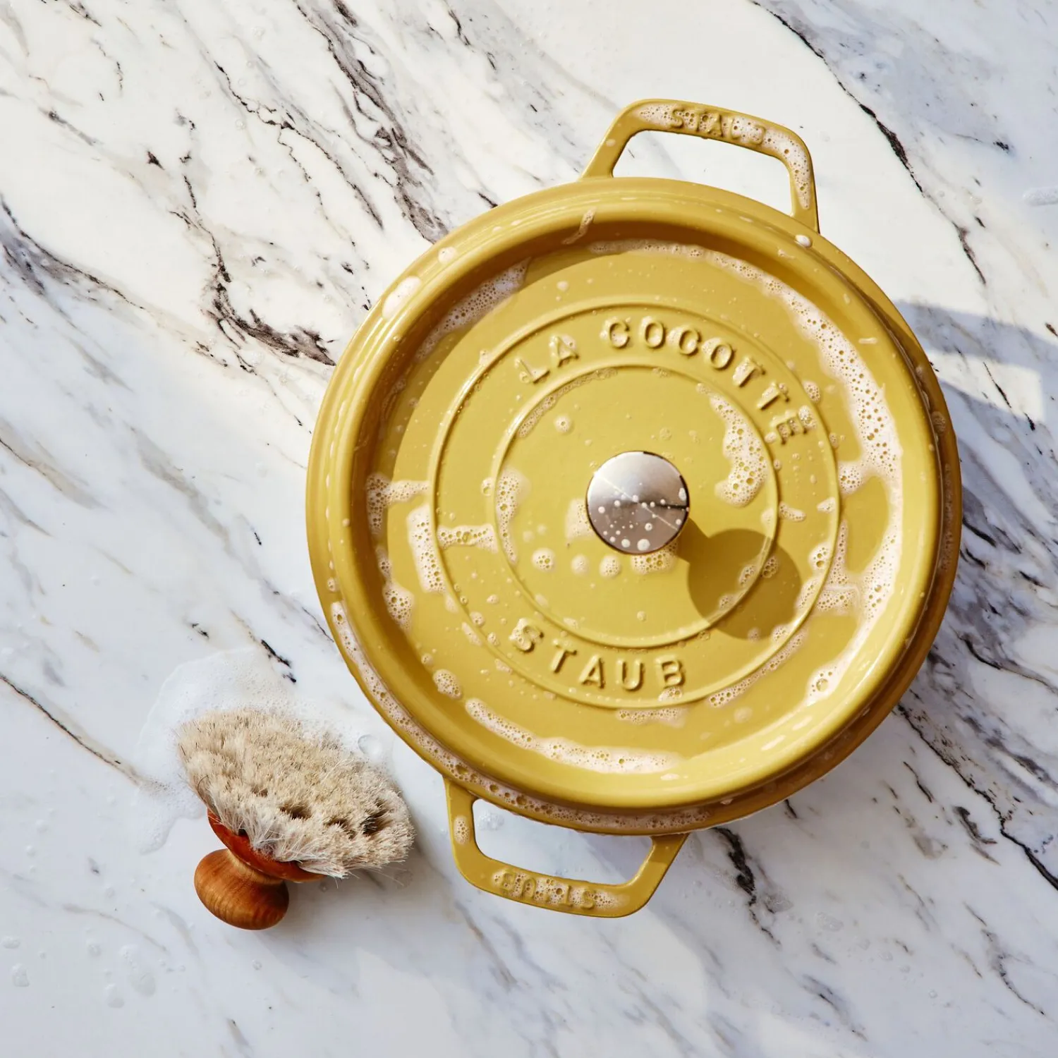 Staub Cocotte 24 cm, Rond(e), , Fonte Citron Outlet