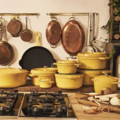 Staub Cocotte 24 cm, Rond(e), , Fonte Citron Outlet