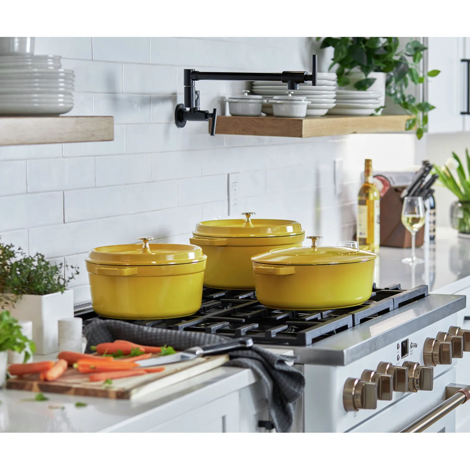 Staub Cocotte 26 cm, Rond(e), , Fonte Citron