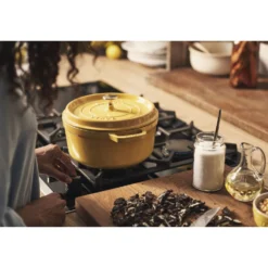 Staub Cocotte 26 cm, Rond(e), , Fonte Citron