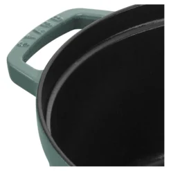 Staub Cocotte 20 cm, Rond(e), , Fonte Eucalyptus Sale
