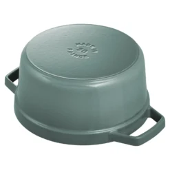 Staub Cocotte 20 cm, Rond(e), , Fonte Eucalyptus Sale