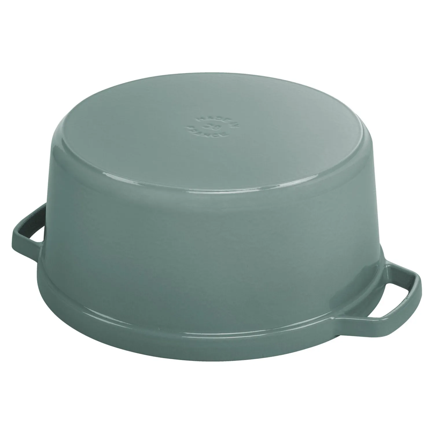 Staub Cocotte 24 cm, Rond(e), , Fonte Eucalyptus New