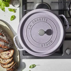 Staub Cocotte 24 cm, Rond(e), , Fonte Fleur de Cerisier