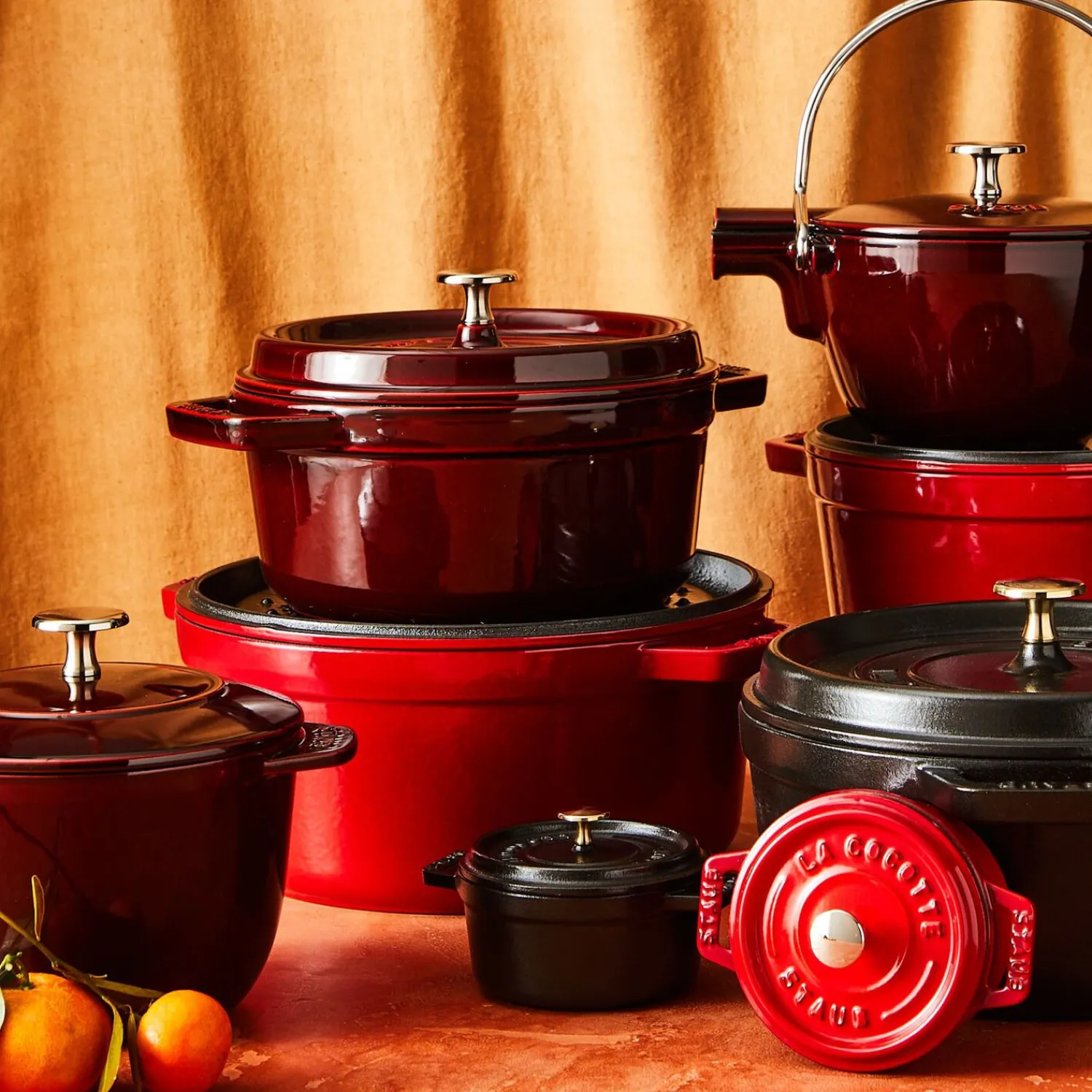 Staub Cocotte 24 cm, Rond(e), , Fonte Grenadine Best