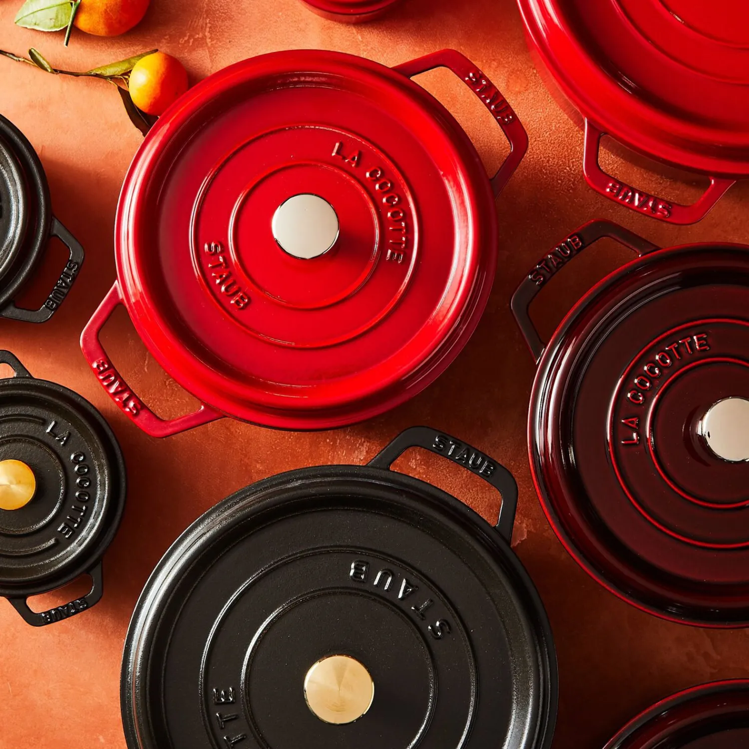 Staub Cocotte 24 cm, Rond(e), , Fonte Grenadine Best