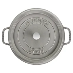 Staub Cocotte 18 cm, Rond(e), , Fonte Gris graphite Discount