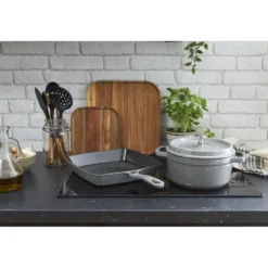 Staub Cocotte 18 cm, Rond(e), , Fonte Gris graphite Discount