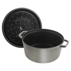 Staub Cocotte 12 cm, Rond(e), , Fonte Gris graphite Sale