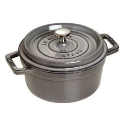 Staub Cocotte 20 cm, Rond(e), , Fonte Gris graphite Hot