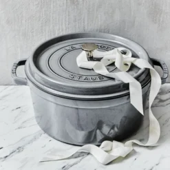 Staub Cocotte 24 cm, Rond(e), , Fonte Gris graphite Outlet