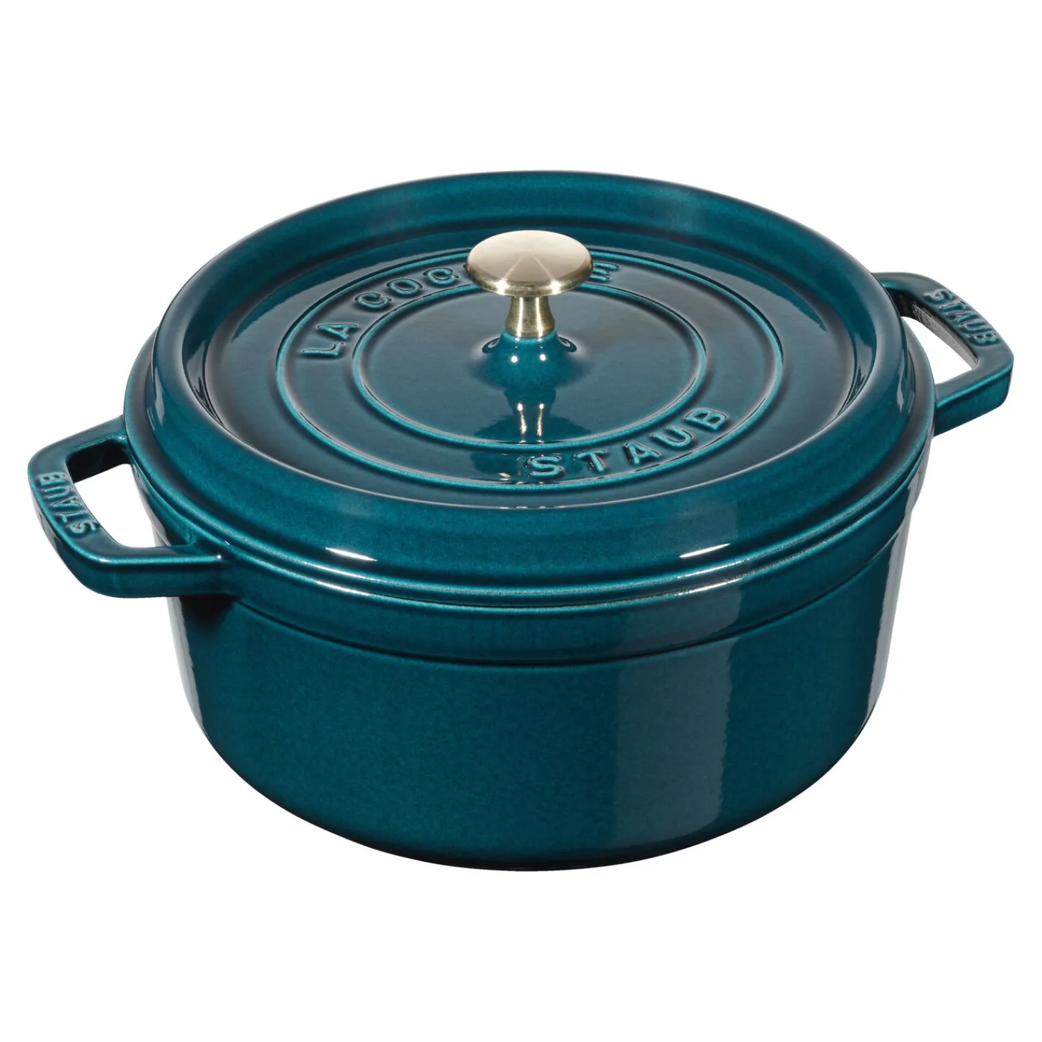 Staub Cocotte 24 cm, Rond(e), , Fonte La Mer Hot