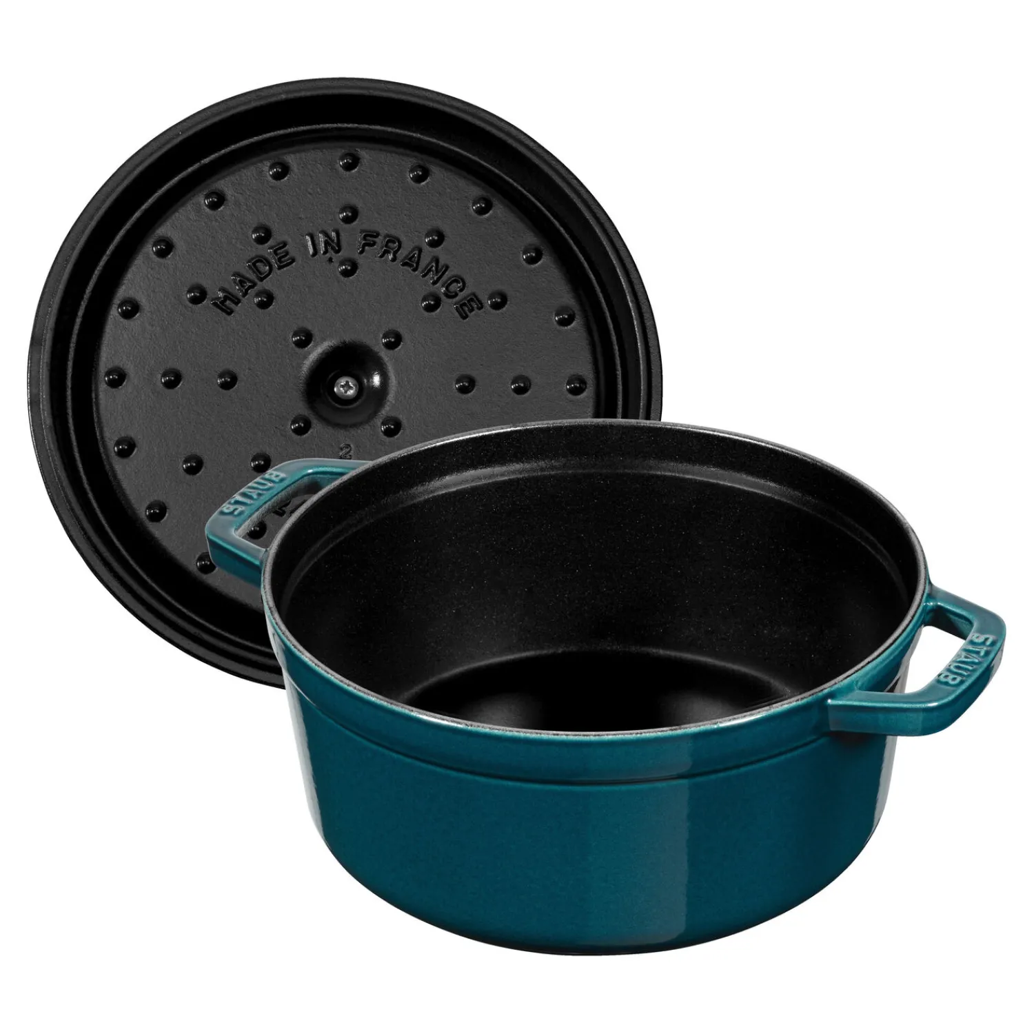 Staub Cocotte 24 cm, Rond(e), , Fonte La Mer Hot