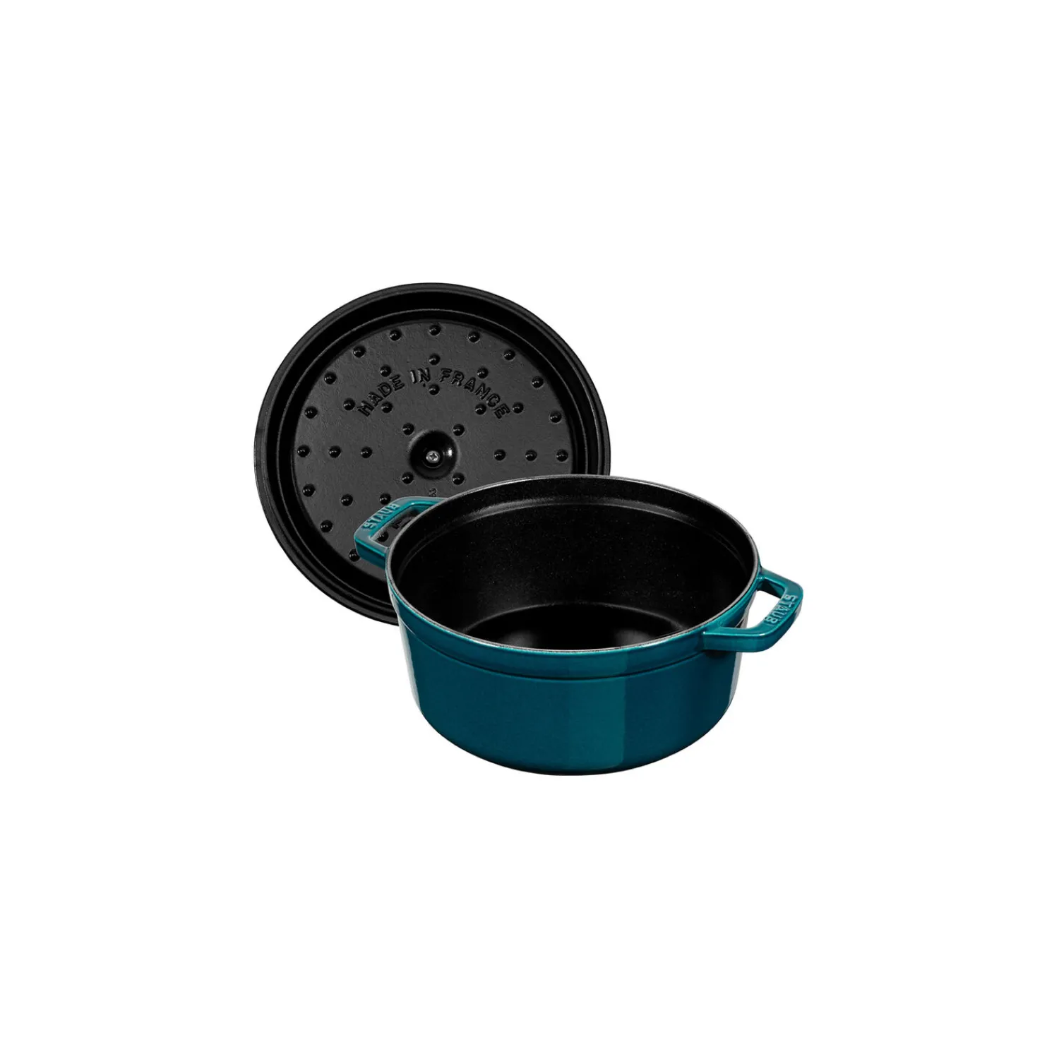 Staub Cocotte 22 cm, Rond(e), , Fonte La Mer Outlet