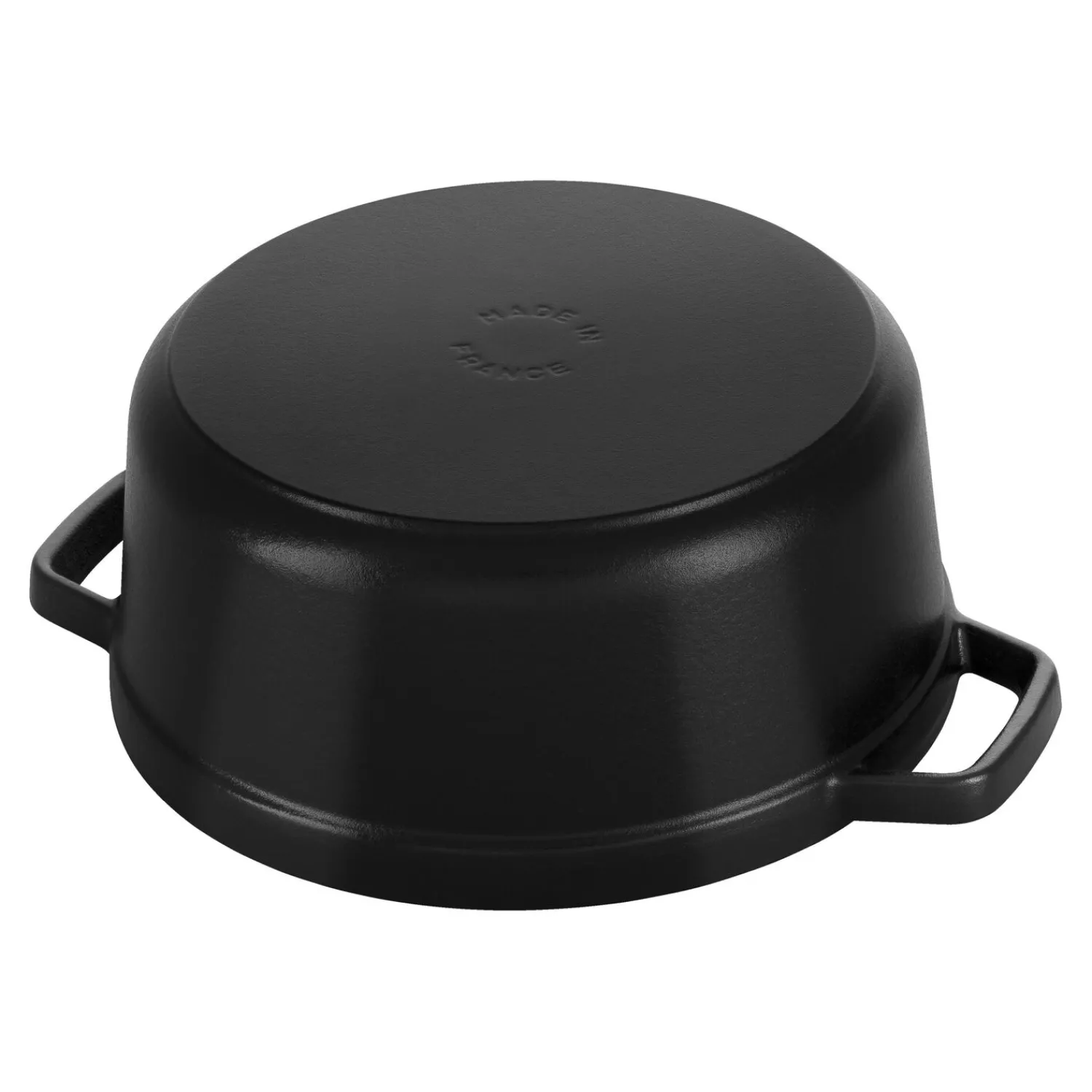 Staub Cocotte 24 cm, Rond(e), , Fonte Noir mat Clearance