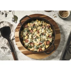 Staub Cocotte 34 cm, Rond(e), , Fonte Noir mat Online