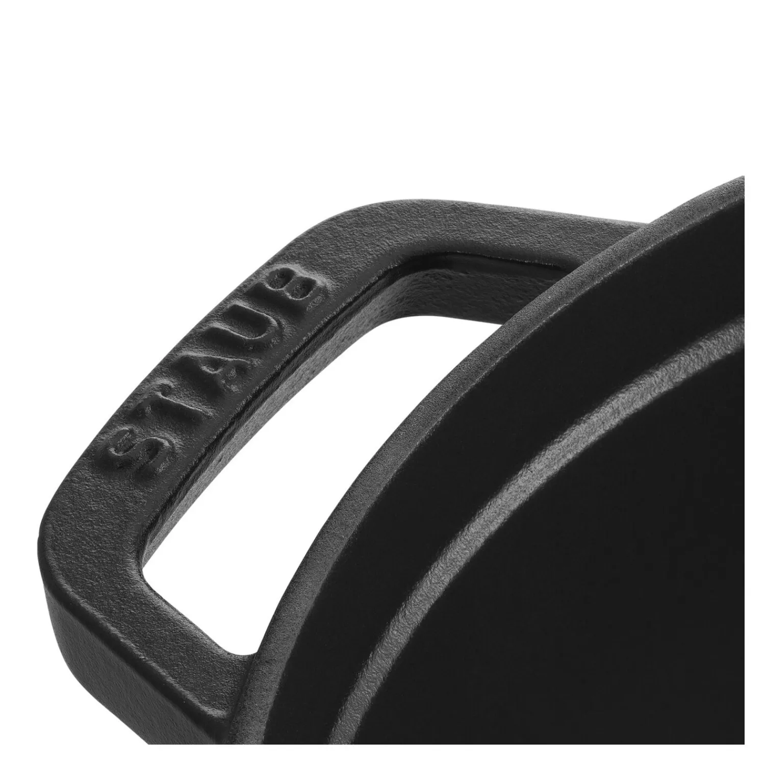 Staub Cocotte 34 cm, Rond(e), , Fonte Noir mat Online