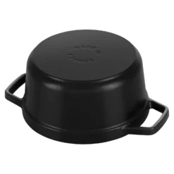 Staub Cocotte 20 cm, Rond(e), , Fonte Noir mat Online
