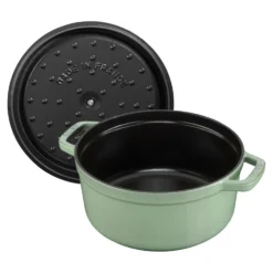 Staub Cocotte 22 cm, Rond(e), , Fonte Sauge Discount