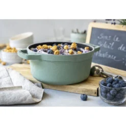 Staub Cocotte 22 cm, Rond(e), , Fonte Sauge Discount