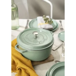 Staub Cocotte 18 cm, Rond(e), , Fonte Sauge New