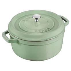 Staub Cocotte 24 cm, Rond(e), , Fonte Sauge Sale