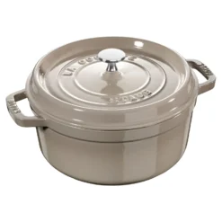 Staub Cocotte 22 cm, Rond(e), , Fonte Sésame Sale