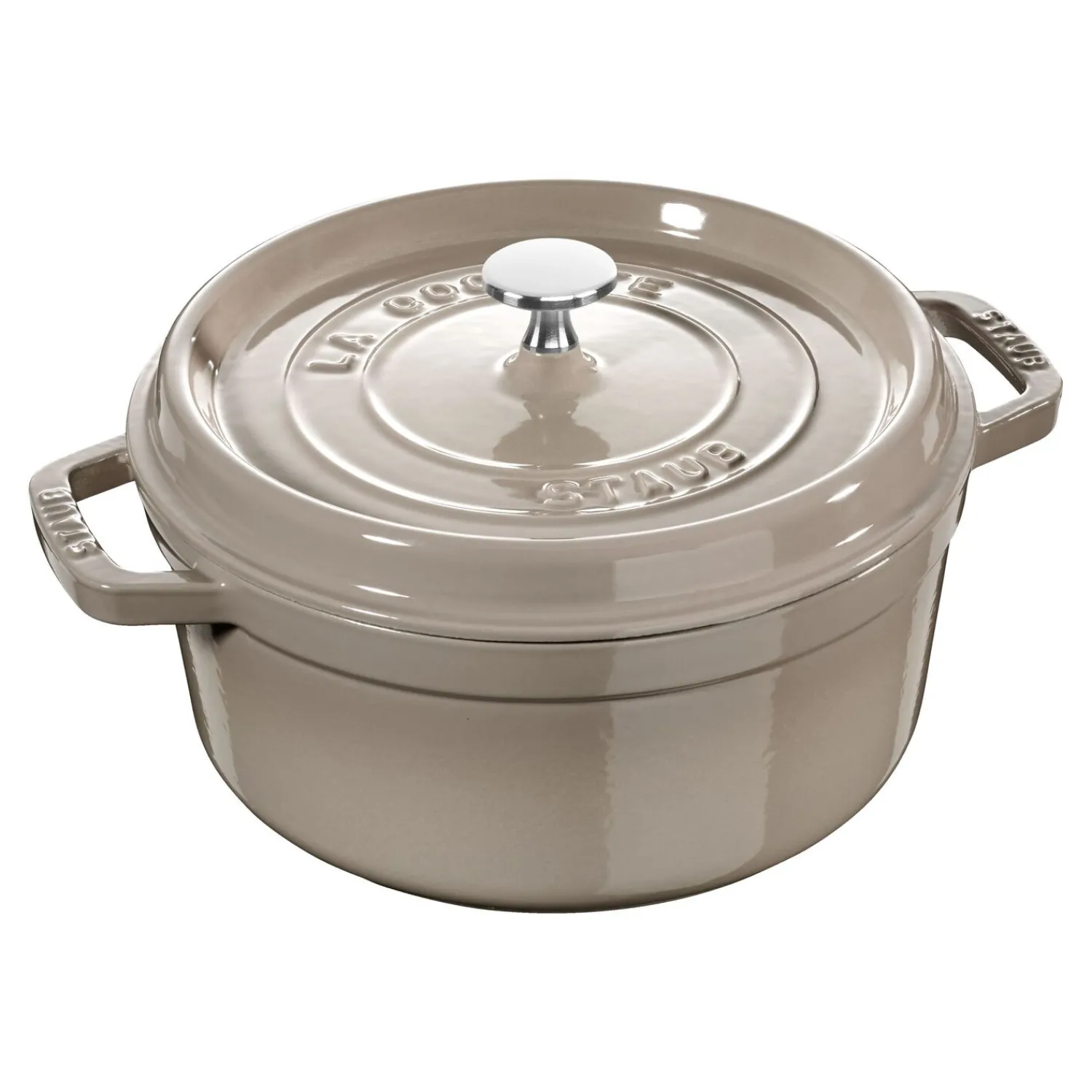 Staub Cocotte 22 cm, Rond(e), , Fonte Sésame Sale